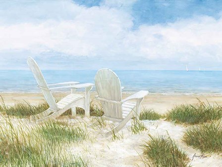 Beach Chairs by Arnie Fisk art print