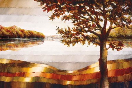 Lake Mamry by Zenon Burdy art print