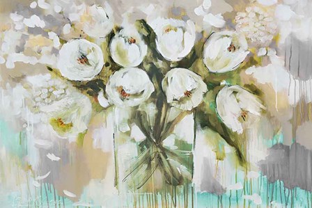 Pure Blanc Tulipa by Amanda J. Brooks art print