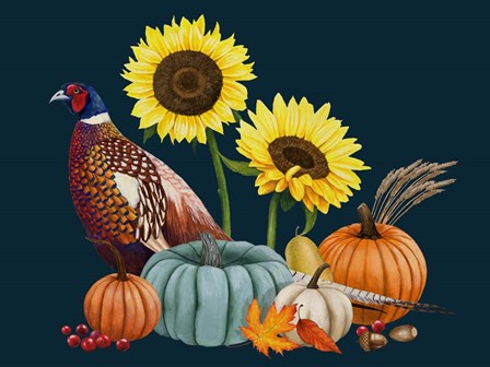 Pheasant Harvest II by Grace Popp art print