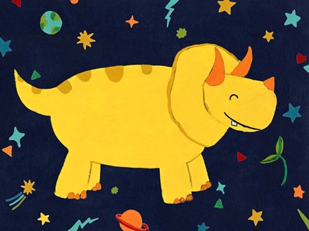Starry Dinos V by June Erica Vess art print
