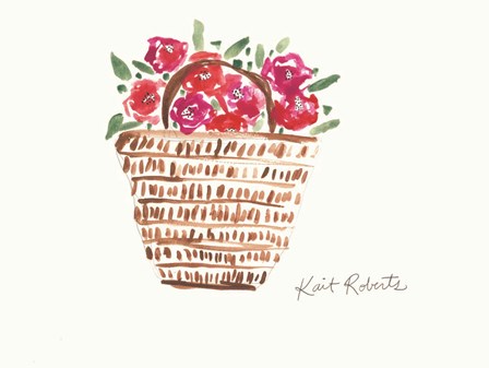 Saturdays at the Farmer&#39;s Market by Kait Roberts art print