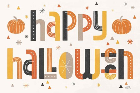Retro Halloween I by Laura Marshall art print
