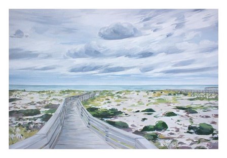 Amelia Island Boardwalk by Brynn W. Casey art print