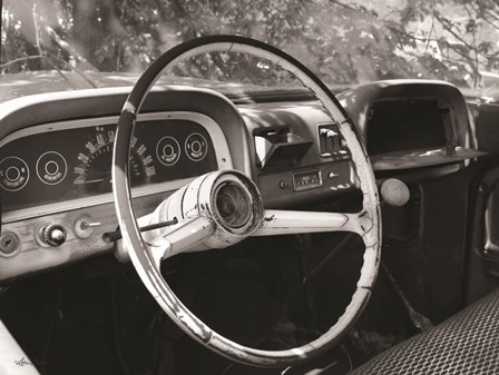 Chevy Steering Wheel by Lori Deiter art print