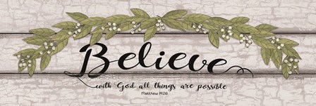 Believe by Linda Spivey art print