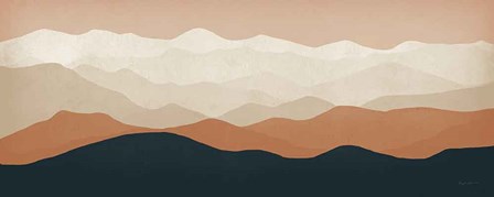 Terra Cotta Sky Mountains by Ryan Fowler art print