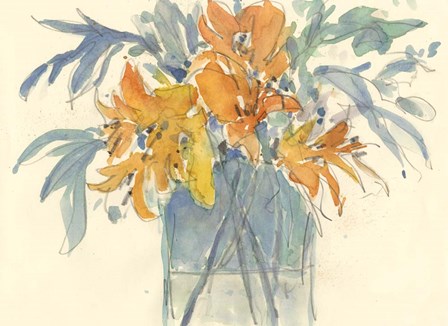 Day Lily Moment II by Sam Dixon art print