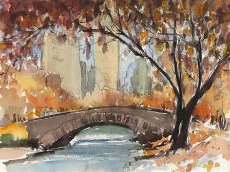Autumn in New York - Study I by Sam Dixon art print