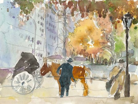 Autumn in New York - Study II by Sam Dixon art print