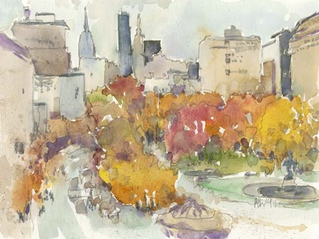 Autumn in New York - Study III by Sam Dixon art print