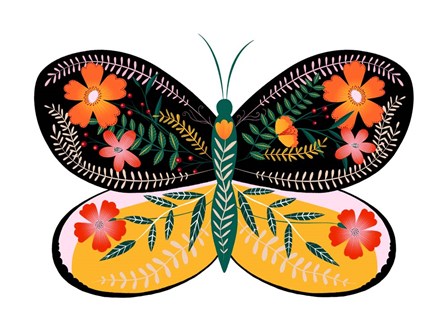 Butterfly Petals II by Grace Popp art print