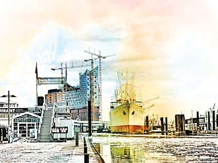 Hamburg by A.V. Art art print