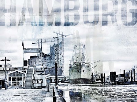 Hamburg II by A.V. Art art print