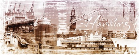 Hamburg III by A.V. Art art print