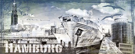 Hamburg VI by A.V. Art art print