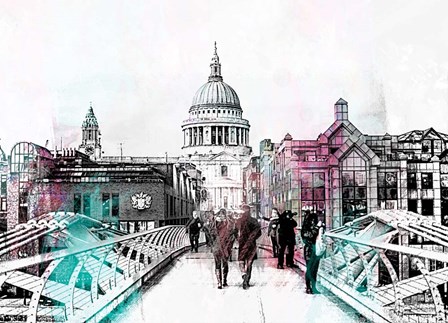 London Bridge by A.V. Art art print