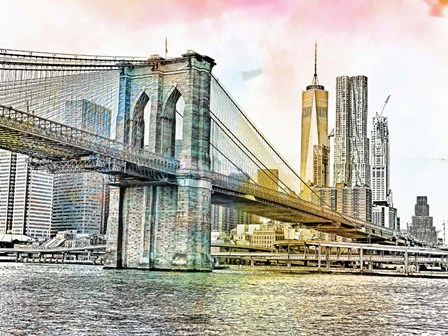 New York by A.V. Art art print