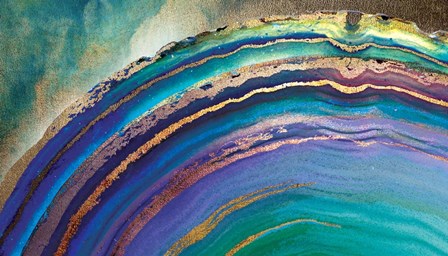Rainbow Agate Island by A.V. Art art print