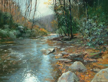 Downstream by Roger Bansemer art print