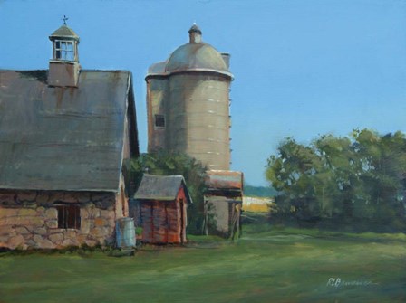 Ingwerson Barn by Roger Bansemer art print