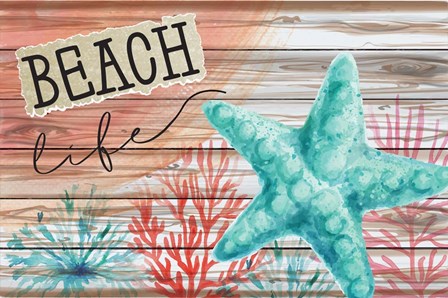 Beach Life by ND Art &amp; Design art print