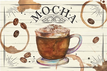 Mocha by ND Art &amp; Design art print