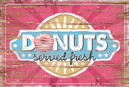 Fresh Donuts by Jennifer Pugh art print