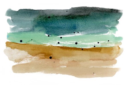 Shoreline Strokes II by Annie Warren art print