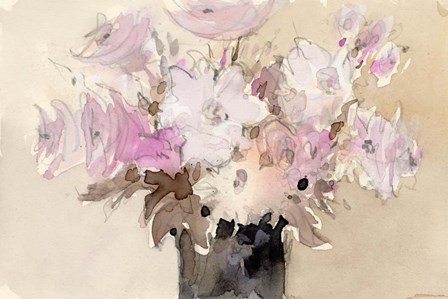 Mauve Arrangement II by Sam Dixon art print