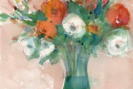 Abundant Bouquet I by Sam Dixon art print
