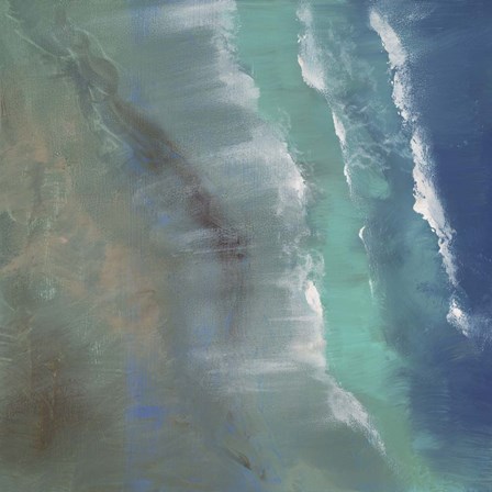 Aerial Coast II by Sheila Finch art print