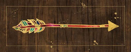 Beautiful Arrows III on Wood No Words by Pela Studio art print