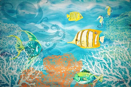 Under the Sea by Julie DeRice art print