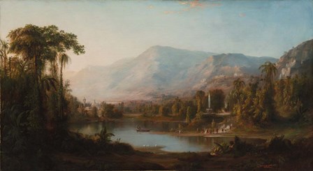 Vale of Kashmir, 1867 by Robert S. Duncanson art print