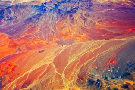 Land Pattern on Atacama Desert, Chile by Keren Su / Danita Delimont art print