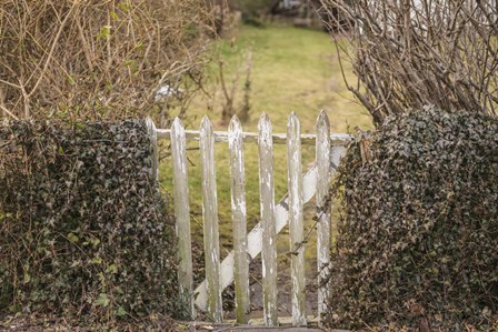 Provincetown Gate in Winter, Cape Cod by Walter Bibikow / Danita Delimont art print