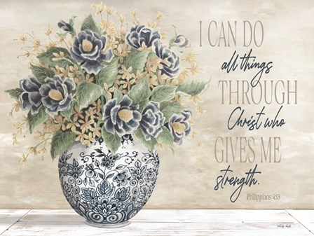 I Can Do All Things Through Christ by Cindy Jacobs art print
