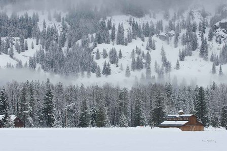 Methow Valley Barn by Alan Majchrowicz art print