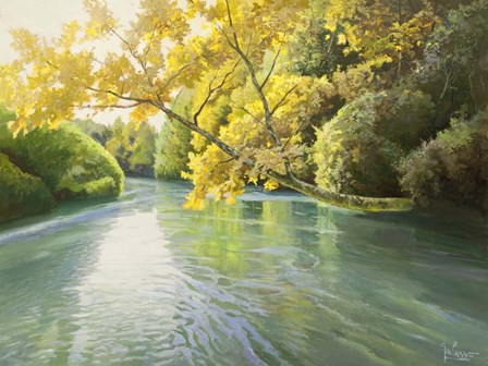 Fiume Sereno by Adriano Galasso art print