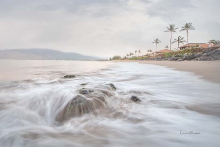 Early Morning Beach by Ramona Murdock art print