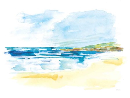 Strand by the Bay by Sue Schlabach art print