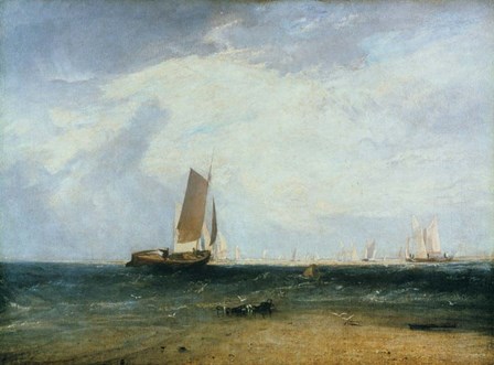 Fishing upon the Blythe Sand, Tide Setting In, 1809 by J.M.W. Turner art print