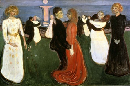 The Dance of Life, 1899-1900 by Edvard Munch art print
