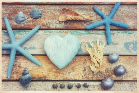 Beach Memories I by Cora Niele art print