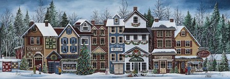 Christmas Village by Debbi Wetzel art print