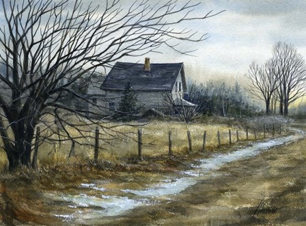 French Pond Road by John Morrow art print