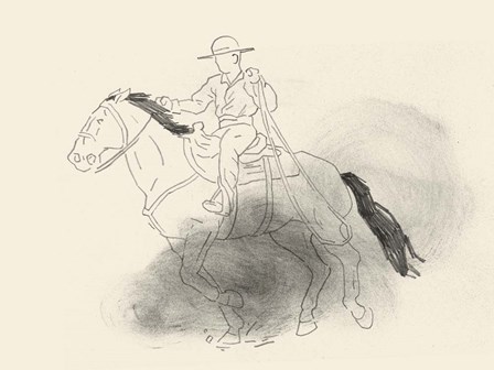 Roping Lessons II by Jacob Green art print