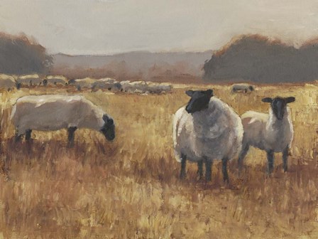 Grazing at Sunset II by Ethan Harper art print