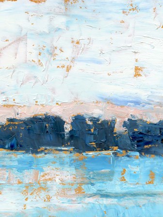 Indigo Treeline II by Ethan Harper art print